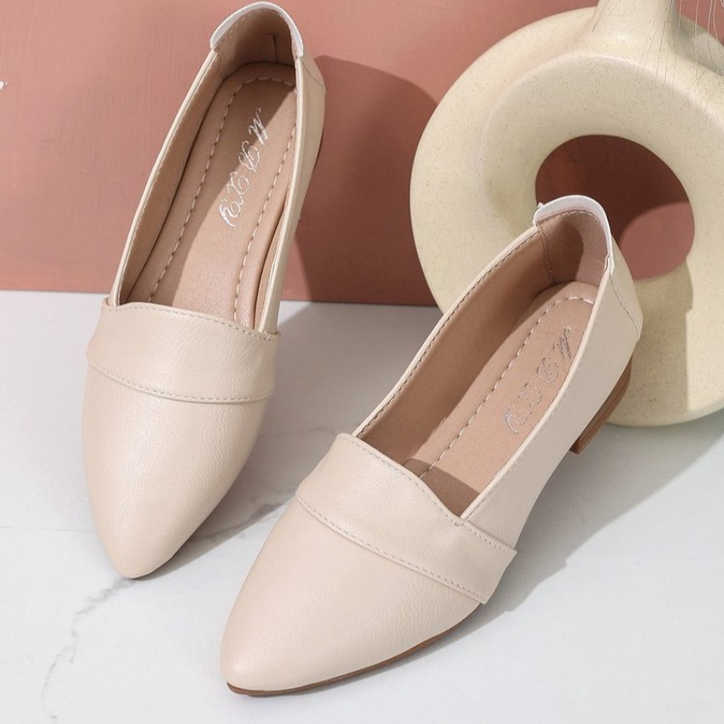 Slip on Shoes Womens Flat Wome - Casual Sandal Leather 评论和价格