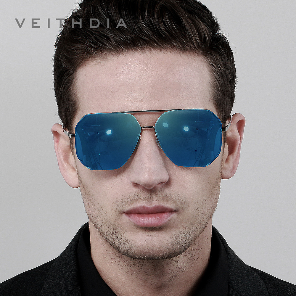 VEITHDIA Brand Nylon Material  - Sunglasses Aviator Polarized 评论和价格