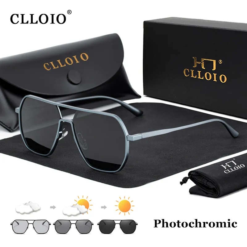 CLLOIO New Fashion Aluminum Ph - Sunglasses Aviator Polarized 评论和价格